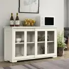 Kitchen Dining Sideboard Buffet Display Table Storage Cabinet Cupboard Shelf