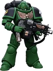JoyToy Warhammer 40K Genuine License 1:18 Action Figure, Space Marines Salamanders Intercessors Brother Haecule, 4.96 inch Collectible Action Figures Sets