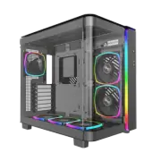 MONTECH KING 95 PRO (B) Dual-Chamber ATX Mid-Tower PC Gaming Case Black