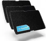 3 x DL-pro Foam Filter 240 x 155 mm for Beko Blomberg 2964840100 2964840200 Base Filter Sponge Filter Foam Filter on Heat Exchanger Tumble Dryer Heat Pump Dryer