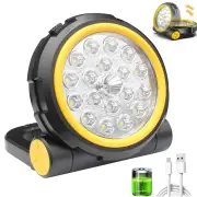 10W 1000LM LED Rechargeable Work Light with Magnetic BaseWaterproof Portable Flood Light for Camping Hiking Car Repair