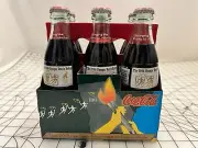 1996 Coca Cola Atlanta The Olympic Torch Relay 6 Pack Full Bottles ~ EXCELLENT!!