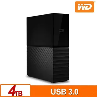 WD My Book 4TB 3.5吋外接硬碟 WDBBGB0040HBK