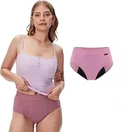 [My Siesta] Classic Full Brief Period Underwear - Heavy Absorbency - Leakproof Period Undies - Discreet Reusable Menstrual Panties