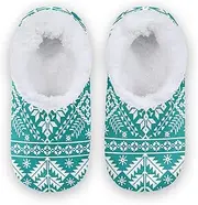 [Caihoyu] Kids Girls Boys Slippers Coral Fleece Anti-Slip Rubber Sole Lightweight House Shoes Home Indoor