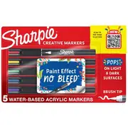 Sharpie Creative Acrylic Brush Markers 5 Pack