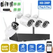 Wireless CCTV Camera Home Security System DVR 1080P HD Camera Set Outdoor IP Kit