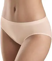 [Hanro] Women's Touch Feeling High Cut Brief Panty, White, Small