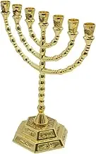 GRIRIW Hanukkah Tealight Candle Holder Decorative Religious Candlestick Ornament