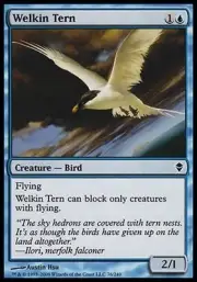 1x FOIL Welkin Tern Zendikar MtG Magic Blue Common 1 x1 Card Cards