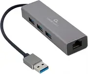 ADAPTADOR of RED GEMBIRD A-AMU3-LAN-01 USB AM GIGABIT CON HUB USB 3.0 of 3 PUERTOS