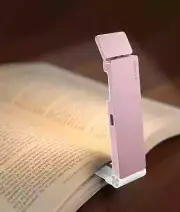 Reading Light, USB Rechargeable Book Light for Reading in Bed,Foldable Clip-on L