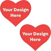 [PASTEASE] Custom Pasties - Personalized Design Your Own Customized Nipple Covers for Bachelorette Parties, Birthdays, Anniversaries & More | Upload Your Photo or Logo | Latex Free & Made in USA,