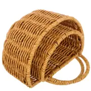 2 Pcs Storage Basket Onion Artificial Plants Toilet Paper Holder Hanging Wall