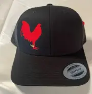 Black Hat El Gallo YP Classics Yupoong Flat Bill Mesh