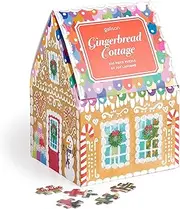 Galison 9780735382756 Joy Laforme Gingerbread Cottage Puzzle (500-Pieces)