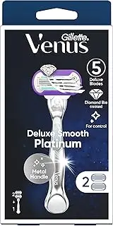 Gillette Venus Deluxe Smooth Platinum Women's Razor