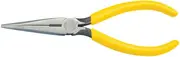 Klein Tools 7'' Long Nose Pliers Side-Cutting, Induction-hardened cutting knives for long life, Klein Tools D2037