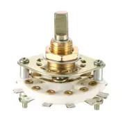 Band Rotary Switch 2P5T 2 Pole 5 Position, Selectable Single Deck 1 Pcs