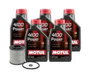 5L Motul 4100 POWER 15W50 Wix XP Filter Motor Oil Change Kit API SL/CF For Mazda (for: Mazda)
