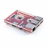 Red Acrylic Case for Raspberry Pi 3 Model B VaultPi