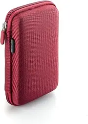 Drive Logic DL-64-RED Portable EVA Hard Drive Carrying Case Pouch, Red