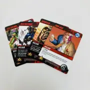 4 VILLAIN DC Comics Deck Building Game cards 2020 X - DARKSEID, DEATHSTROKE.....