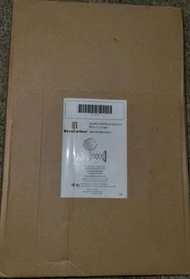New DecoBros 8-Inch Two-Sided Extension Wall Mount Mirror with 7X Magnification