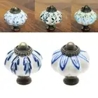 6Pcs Fashion Pumpkin Ceramic Knob Pull Handle For Drawer Dresser Door Hardware