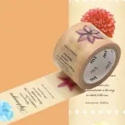 Masking Tape MT 2,5 CM Precut Encyclopedia Flowers - Flower