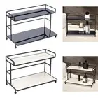 Bathroom Countertop Organizer Double Tiers Vanity Shelf for Kitchen Bathroom