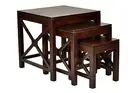 Spitiko Homes Solid Rosewood set of 3 Nesting Table