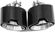 Carbon Fiber Exhaust Compatible For BMW G20 G21 320i 330i 330d Muffler Tip Replacement Trim TailTip Exhaust System Tips(Carbon Fiber A)