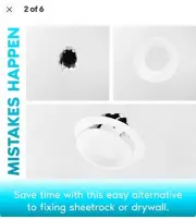 Kichler Direct-to-Ceiling Universal Goof Ring White Compatible with 6" DLGR06BWH
