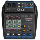 4 Channel Audio Mixer Sound Mixing Console Bluetooth 48V Supply for Music8727