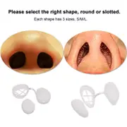 Sports breathable series invisible nasal filter S/M/L size one pair each with two pairs of replacement filters for narrow nostrils
