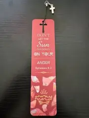 Don't Let The Sun Go Down On Your Anger Ephesians 4:2 Bookmark