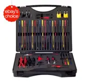 Multimeter Test Leads Kit 92Pcs Automotive Circuit Tester Probe Alligator Clips