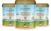 Ocean Road Dairies A2 Organic Toddler Milk Stage 3 (12+Mths) 900g 3-Pack