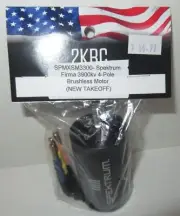Spektrum FIRMA 3900KV 4-POLE BRUSHLESS MOTOR,5mm Shaft #SPMXSM3300 (NEW TAKEOFF)
