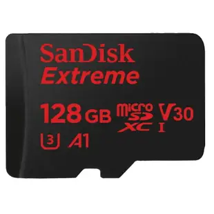 SanDisk Extreme 128G Micro【A1 讀100/寫90MB/s】公司貨 記憶卡【中壢NOVA-水世界】【跨店APP下單最高20%點數回饋】