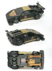1991-92 TYCO TCR Slotless Lamborghini Slot Car 6320 Total Control Racing Lambo
