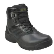 Hypard Men's 6" Composite Toe Polishable Leather Zipper Boot Black