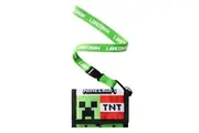 Minecraft TNT Creeper Strap Wallet (Green/Black) (One Size)