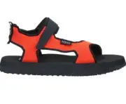 Adno Men's Orange Techno Fibers Sandal Flip Flop Shoes Size US 12 EUR 46 UK 11