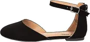 [Kassie Daniela] ~ Nicole-2 ~ Girls/Children/Kids Dress Shoes Ankle Strap Buckle Ballerina Flat Closed Toe