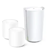 TP-Link Deco X73-DSL(3-pack) AX5400 VDSL Whole Home Mesh Wi-Fi 6 Modem System 270sqm Coverage For 1-3 Bedroom Houses, Dual-Band, OFDMA, MU-MIMO, Beam