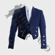 Scottish Men's Blue Prince Charlie Jacket
