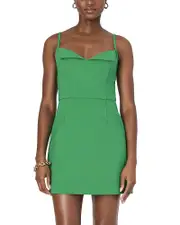 French Connection Whisper Foldover Mini Dress