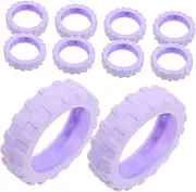Beatifufu Travel Luggage Wheel Covers 8pcs Suitcase Wheel Socks Anti-Skid Silicone Sleeves Easy to Install Protectors